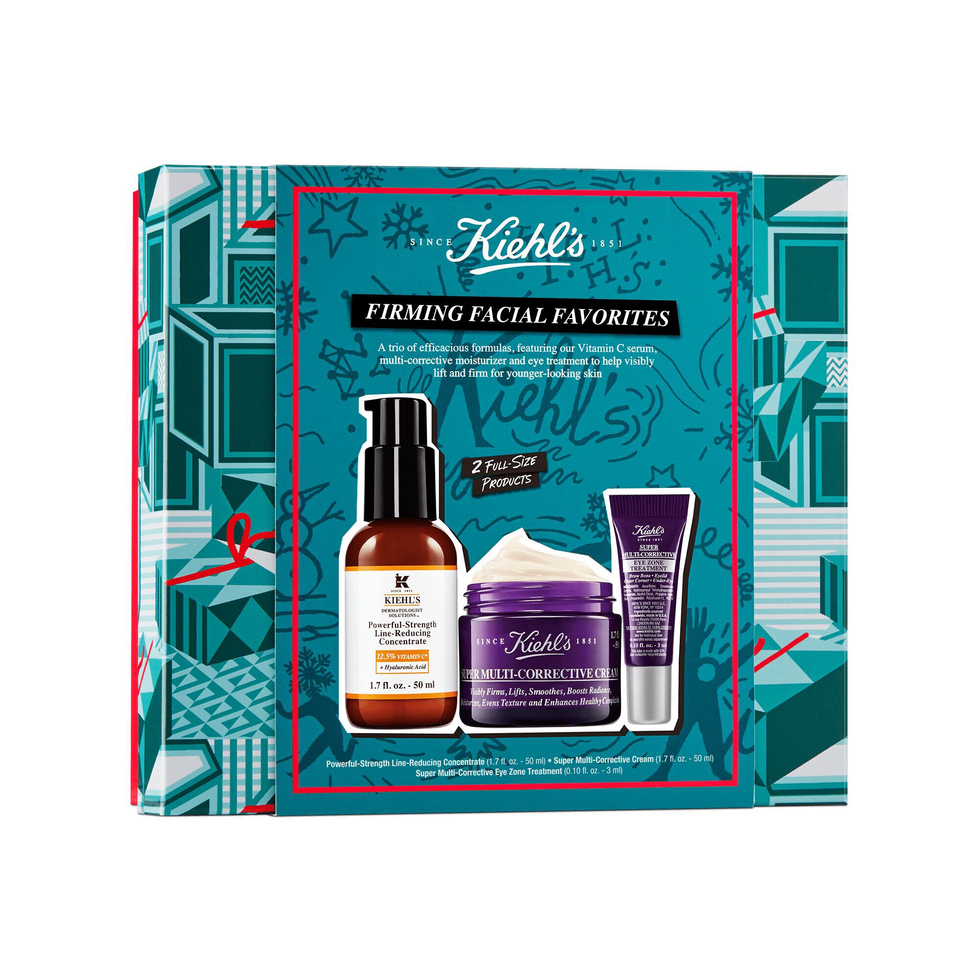 Firming Facial Favorites Un Set Festivo Con Tre Formule Efficaci Anti-Invecchiamento.