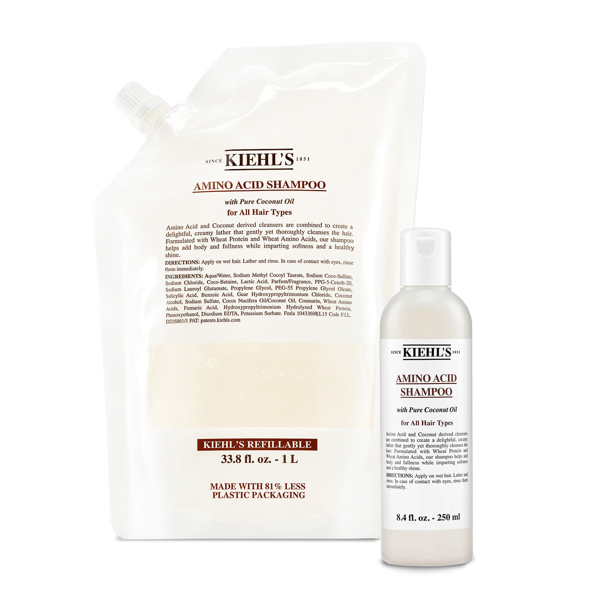 Amino Acid Shampoo Refill Set