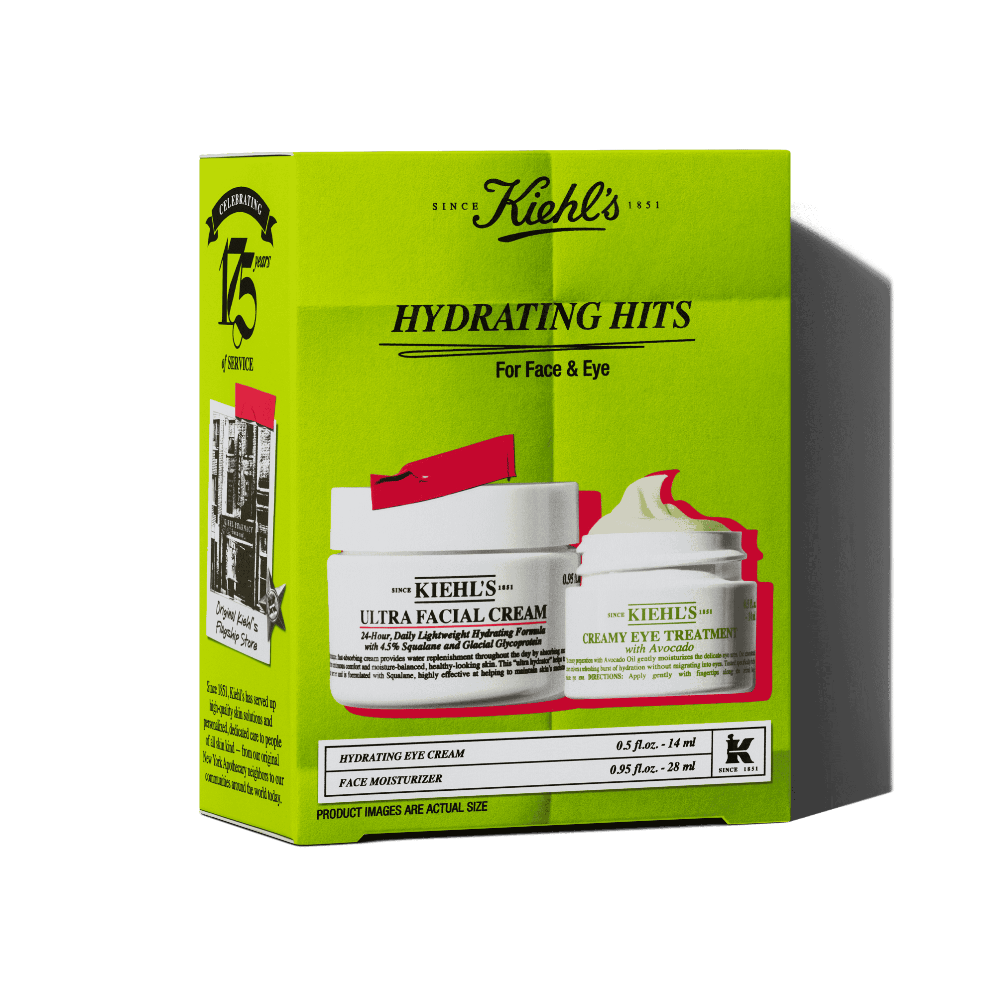 Kiehls Set regalo Hydrating Hits Due Idratanti Essenziali: La Nostra Crema Viso #1 E Il Nostro Contorno Occhi Nutriente.