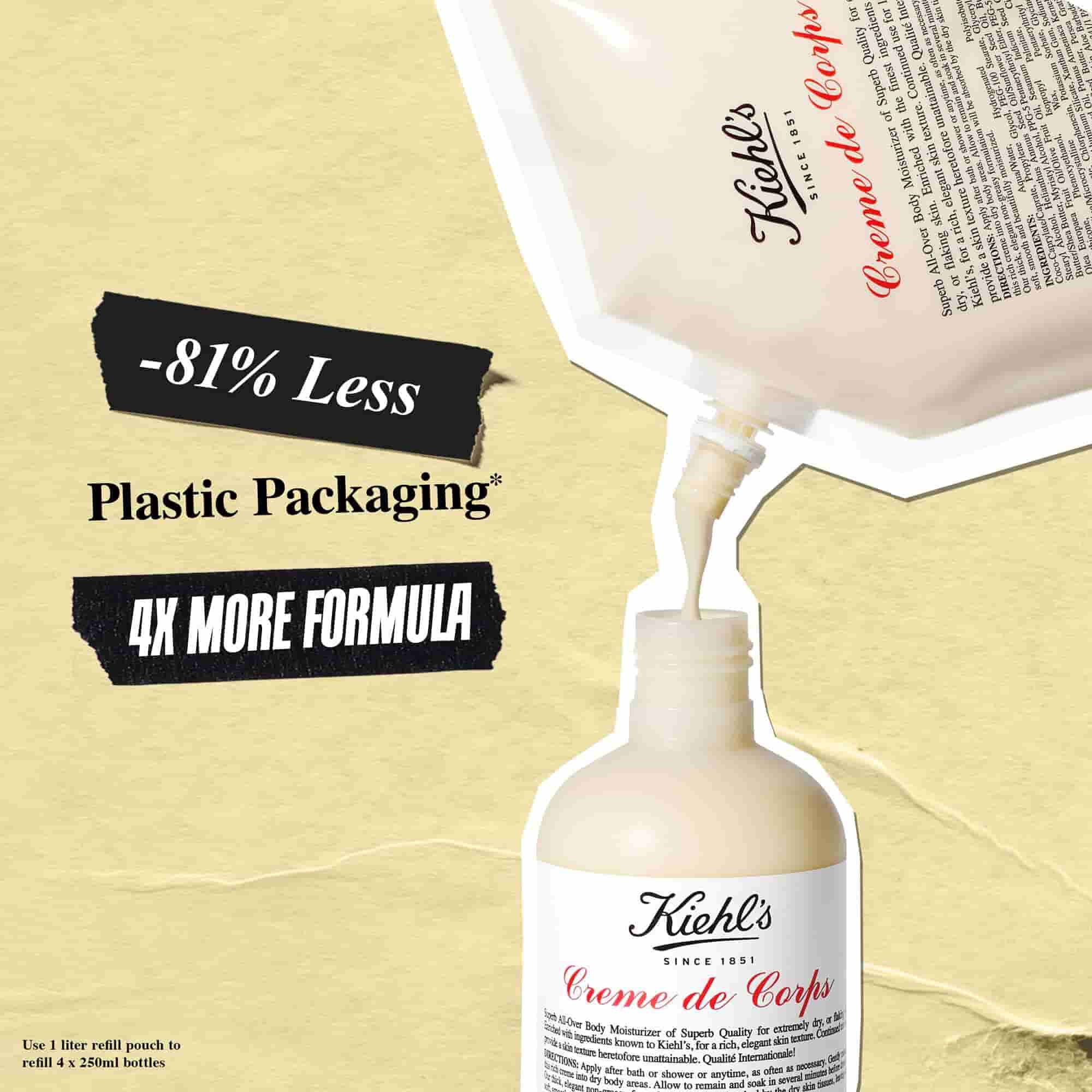 Ricarica ecologica per la lozione per il corpo Kiehl's Creme de Corps