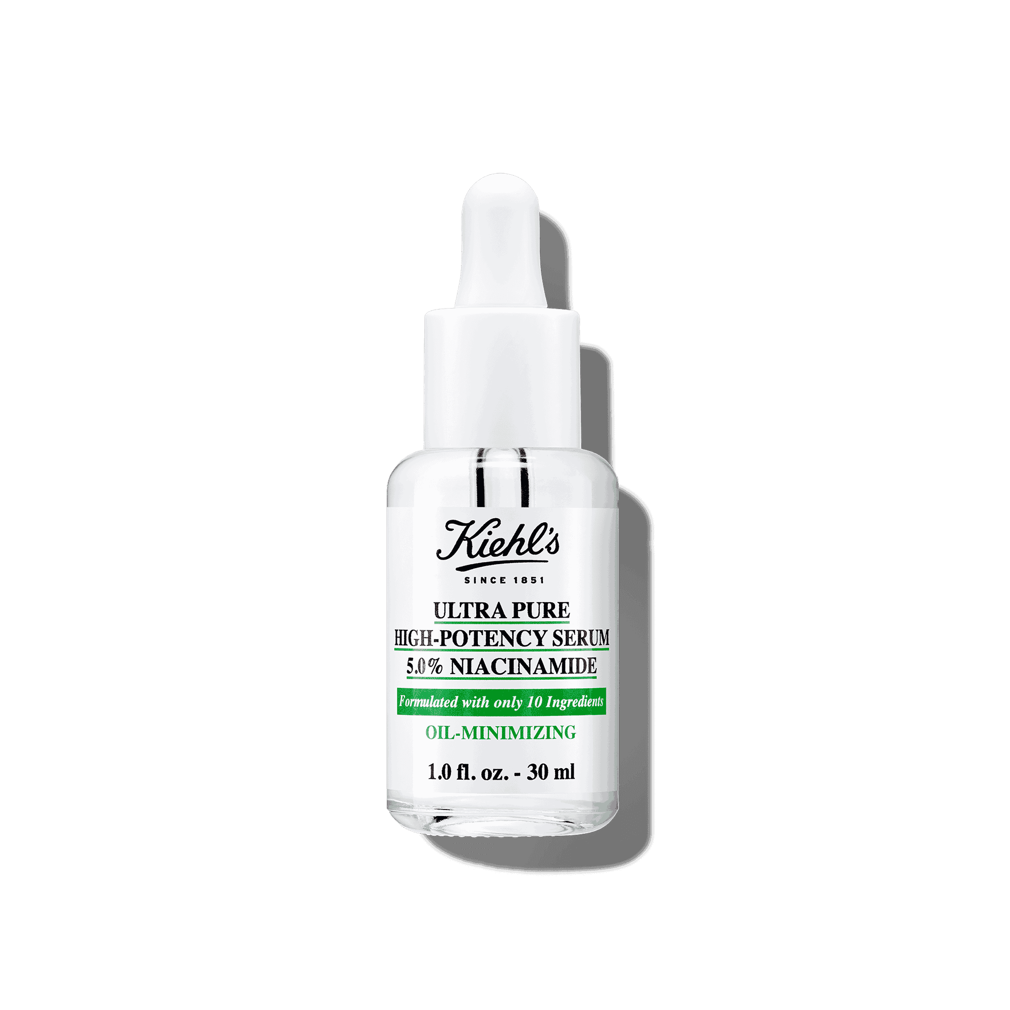 Kiehl'S Ultra Pure High-Potency Serum 5% Niacinamide Siero Viso Concentrato Anti-Imperfezion Con Il 5% Di Niacinamide. Realizzato Con Solo 10 Ingredienti, Contrasta L’eccesso Di Sebo Sulla Pelle. — Sieri Viso