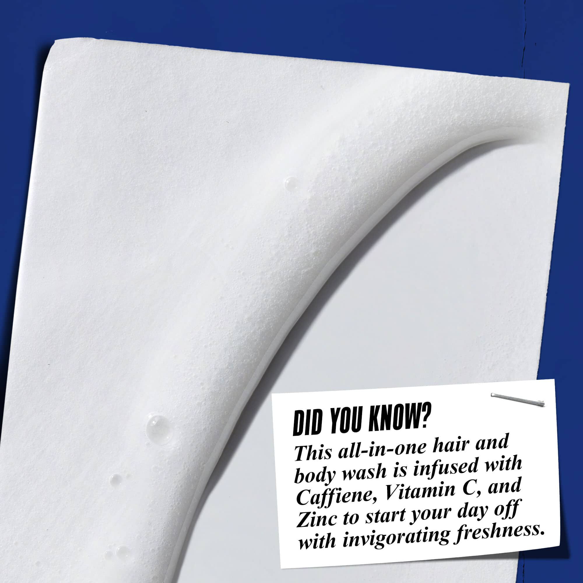 Lo sapevi? Arricchito con caffeina, vitamina C e zinco per iniziare la giornata con una freschezza rinvigorente.