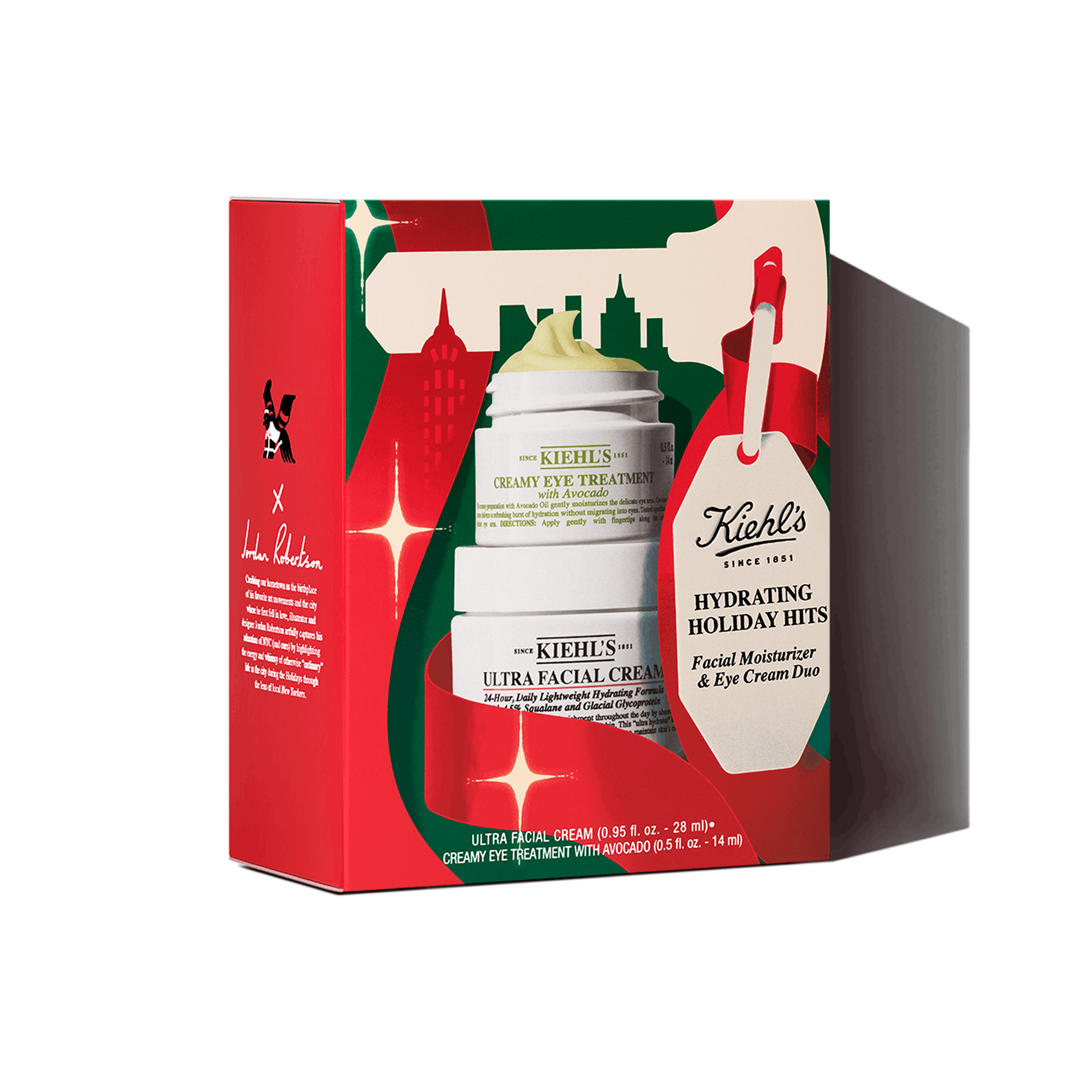 Kiehls Hydrating Holiday Hits Con Un Esclusivo Design In Edizione Limitata, Regala Il Nostro Set Delle Feste Con Due Essenziali Idratanti Per Il Viso 