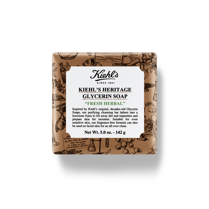 Kiehl’s Heritage Glycerin Soap Fresh Herbal Sapone Con Glicerina Per La Detersione Del Corpo
