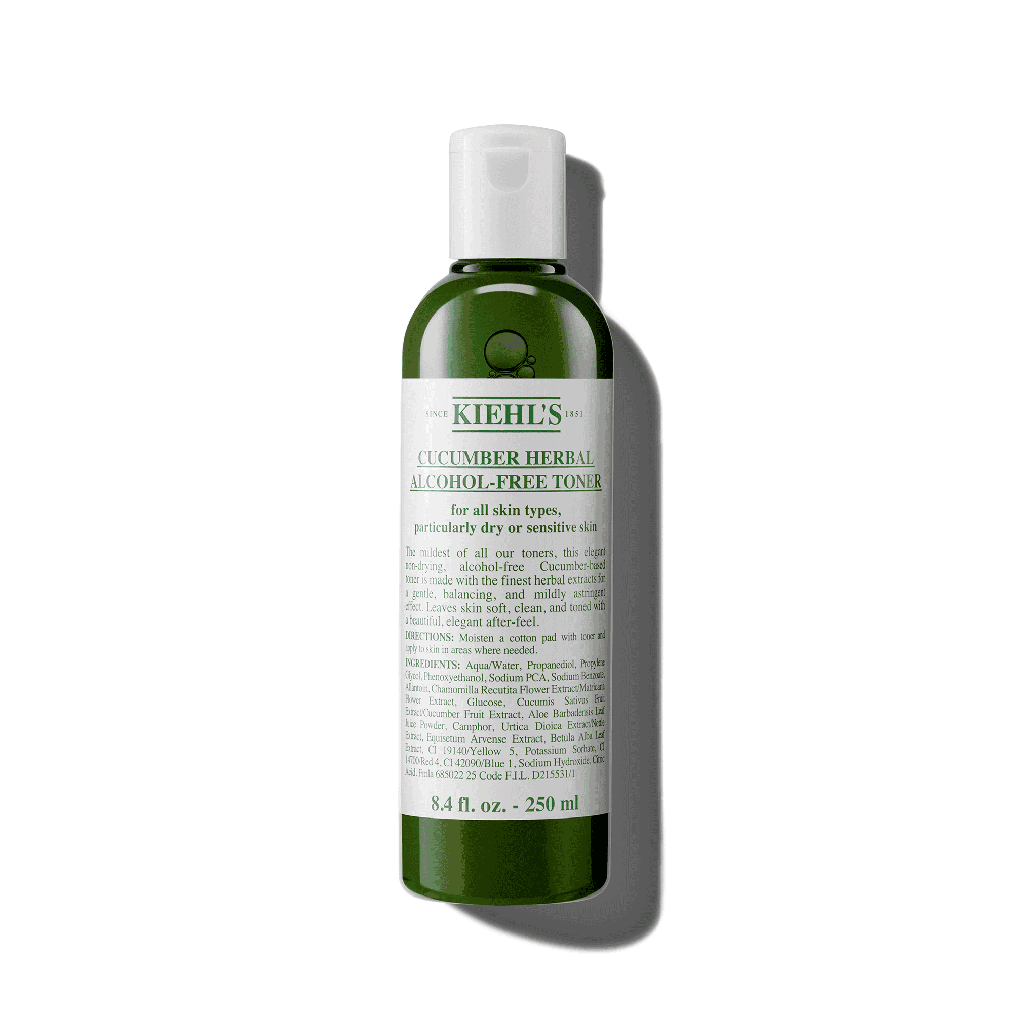 Kiehls Cucumber Herbal Alcohol-Free Toner Tonico Rinfrescante Al Cetriolo Senza Alcool