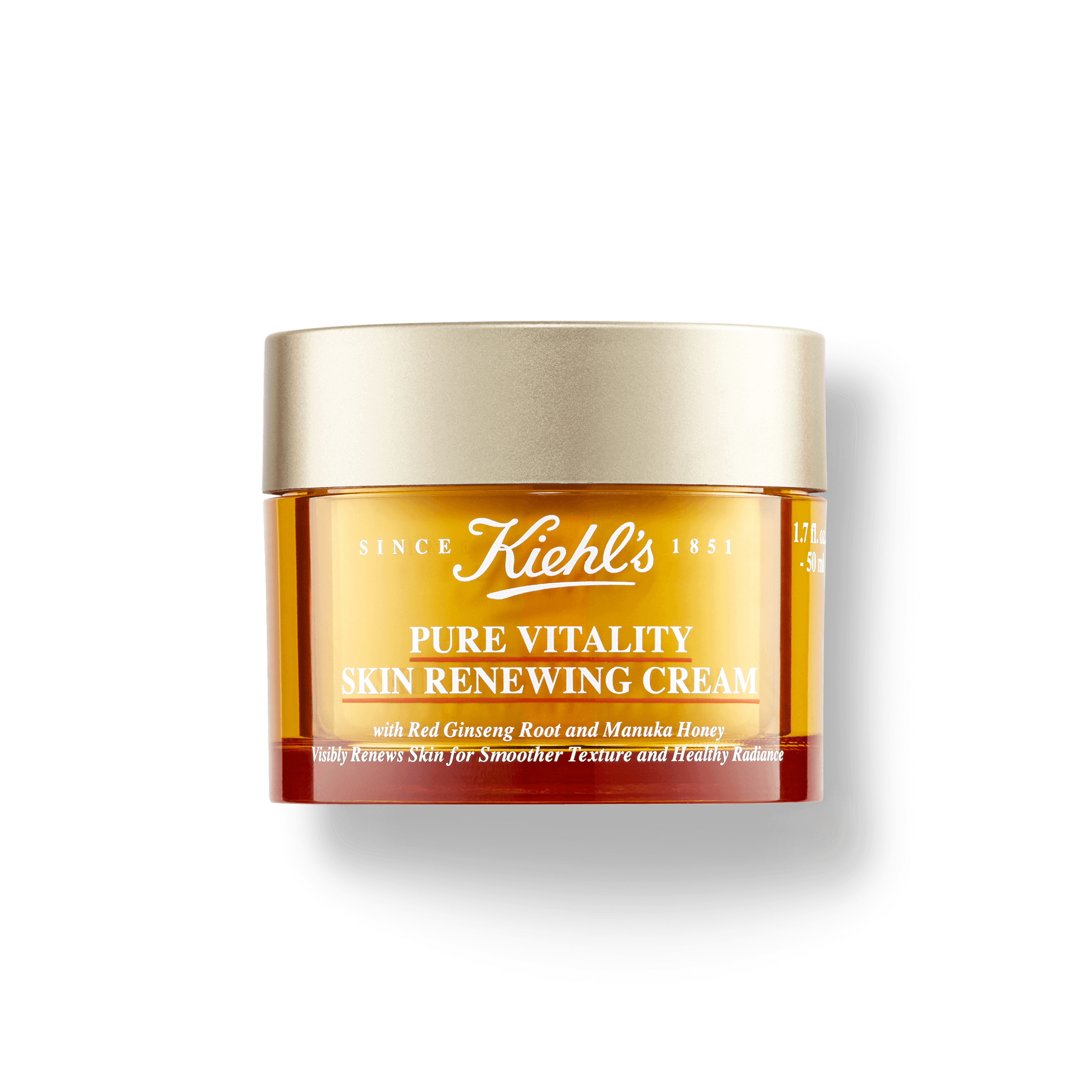 Pure Vitality Skin Renewing Cream Trattamento Viso Idratante E Rivitalizzante Con Miele Di Manuka E Radice Di Ginseng Rosso