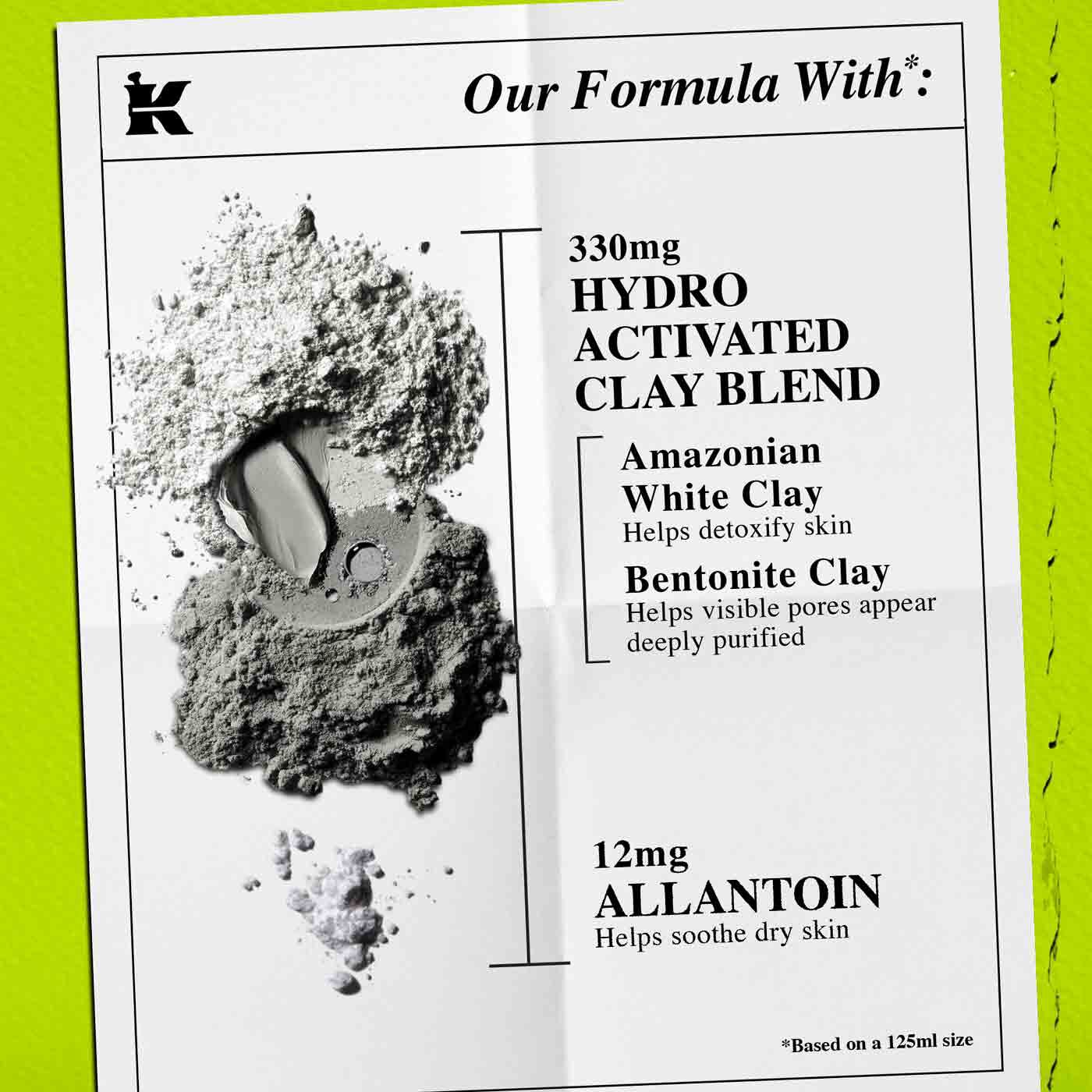 Ingredienti di Kiehl's Rare Earth Deep Pore Cleansing Masque: argilla bianca dell'Amazzonia, Aloe Barbadensis