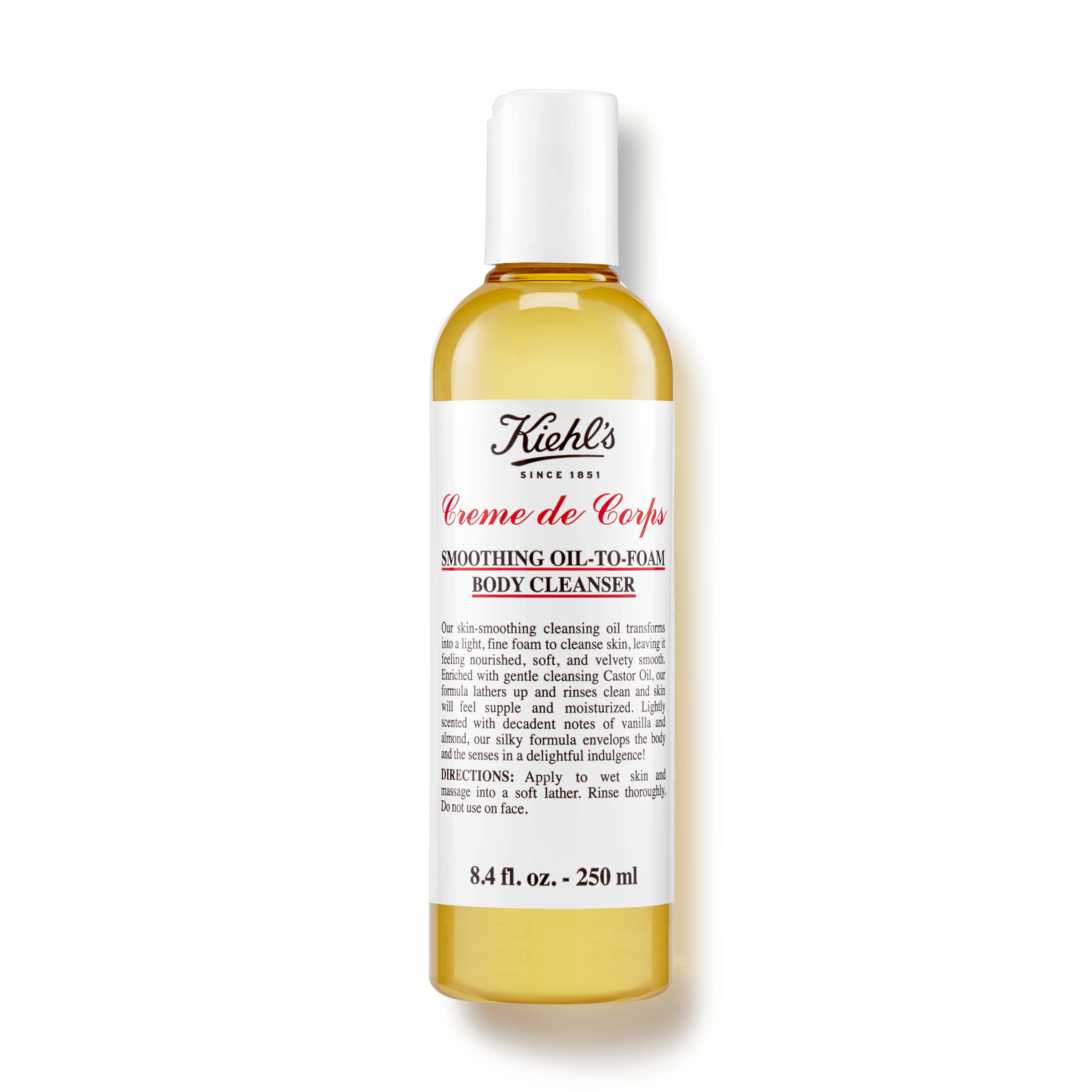 Creme de Corps Smoothing Oil-to-Foam Body Cleanser Olio Detergente Schiumogeno Per Il Corpo Delicato Ed Idratante