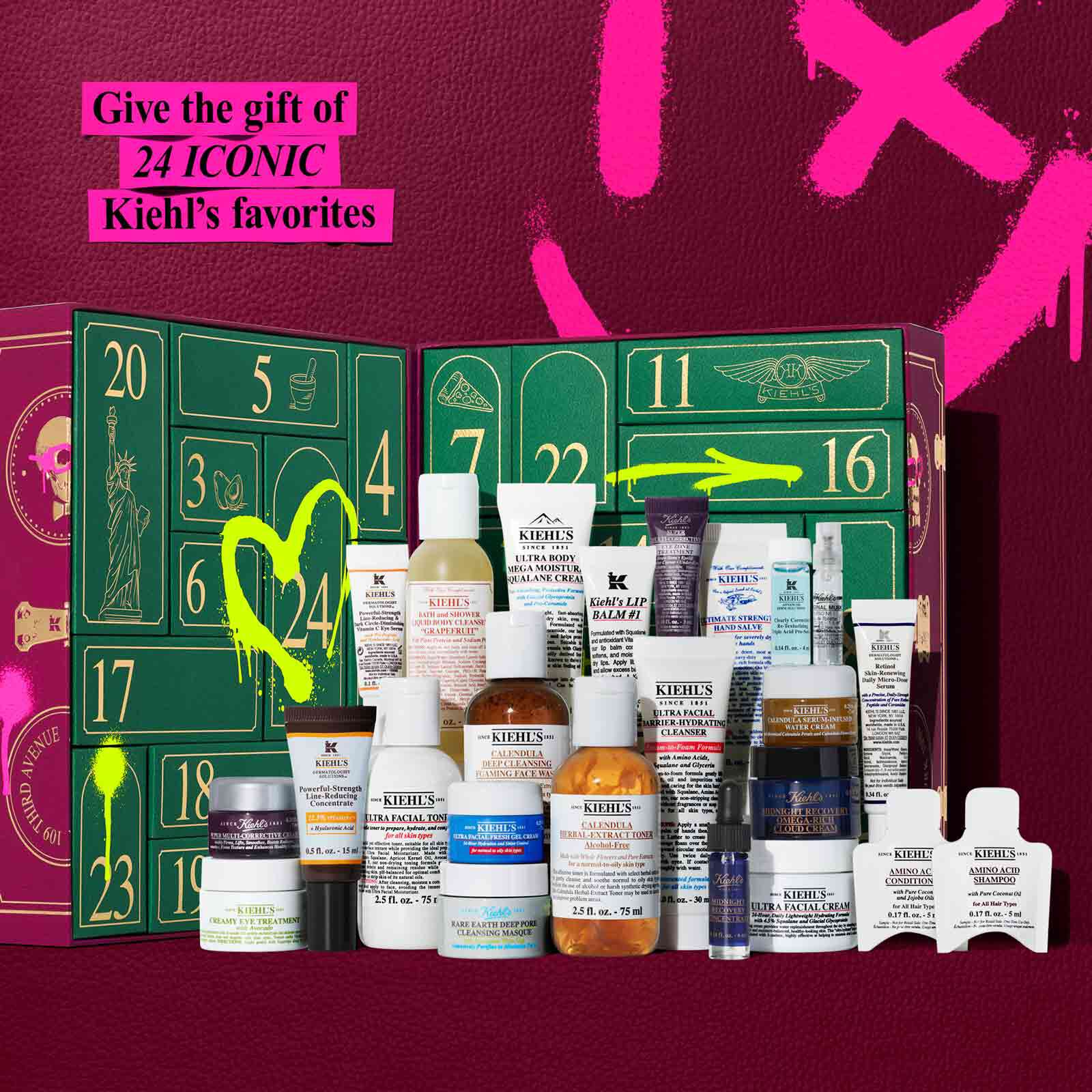 Calendario dell'Avvento Kiehl's - 24 giorni