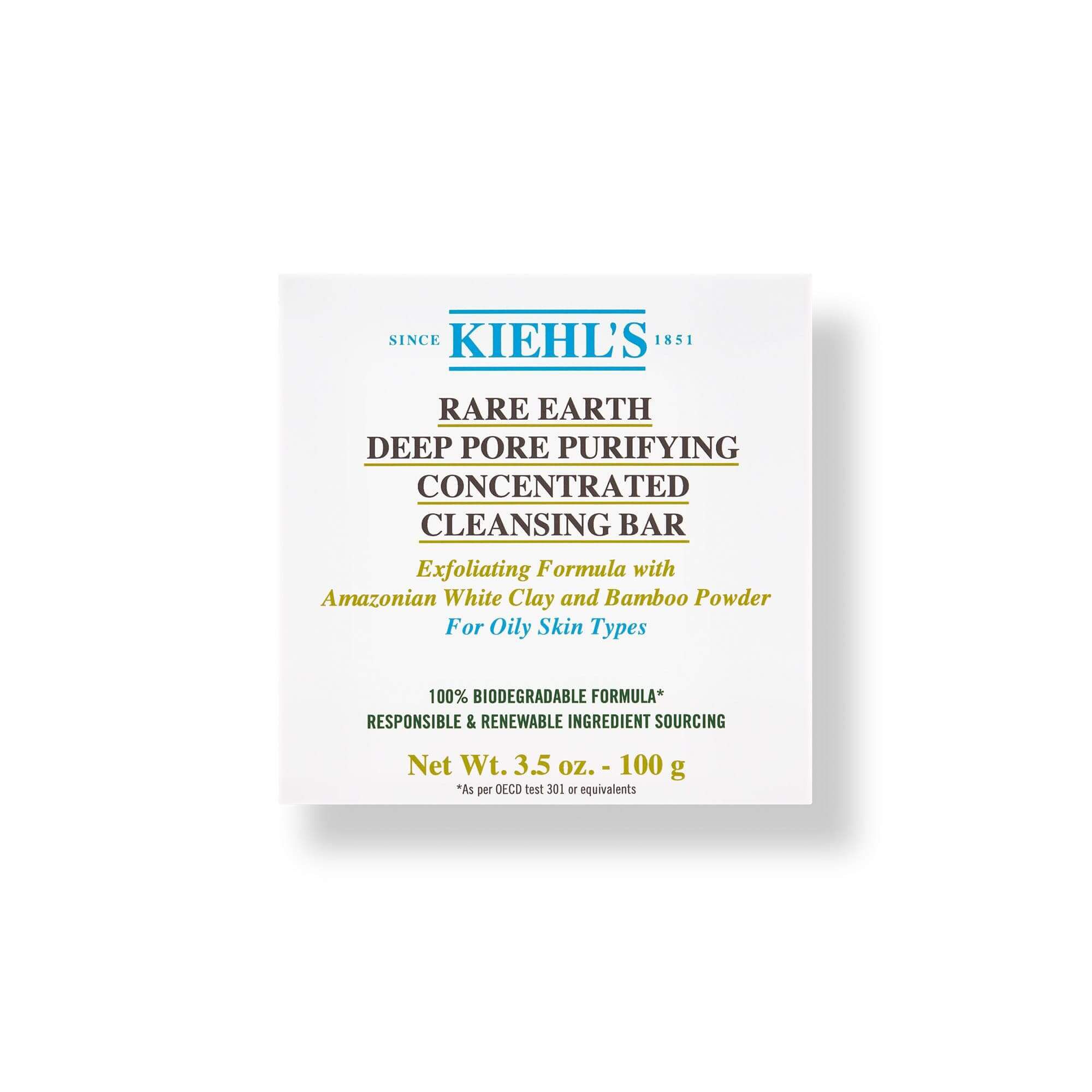 Rare earth deep pore purifying concentrated cleansing bar