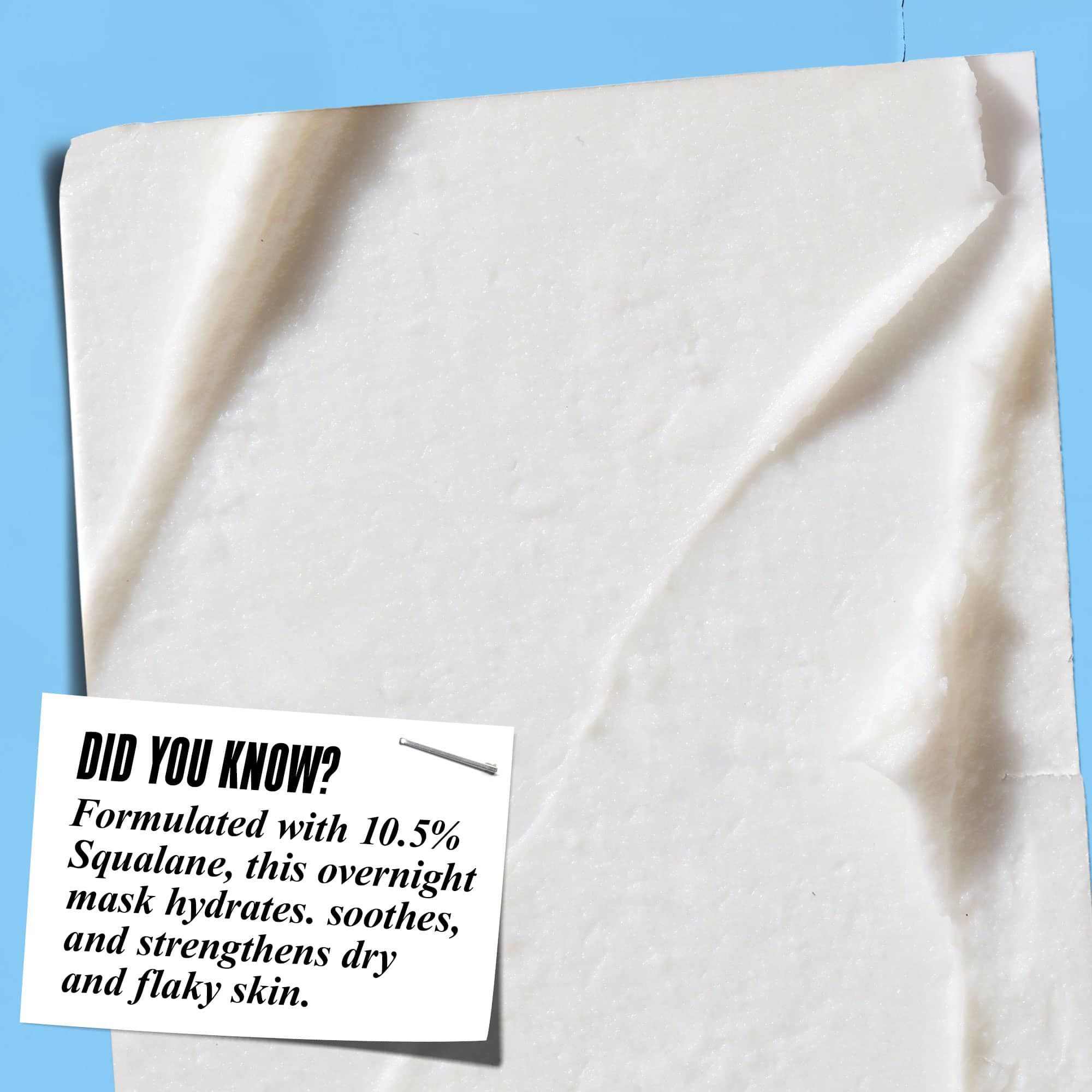 Ultra Facial Overnight Rehydrating Mask con 10.5% di Squalano