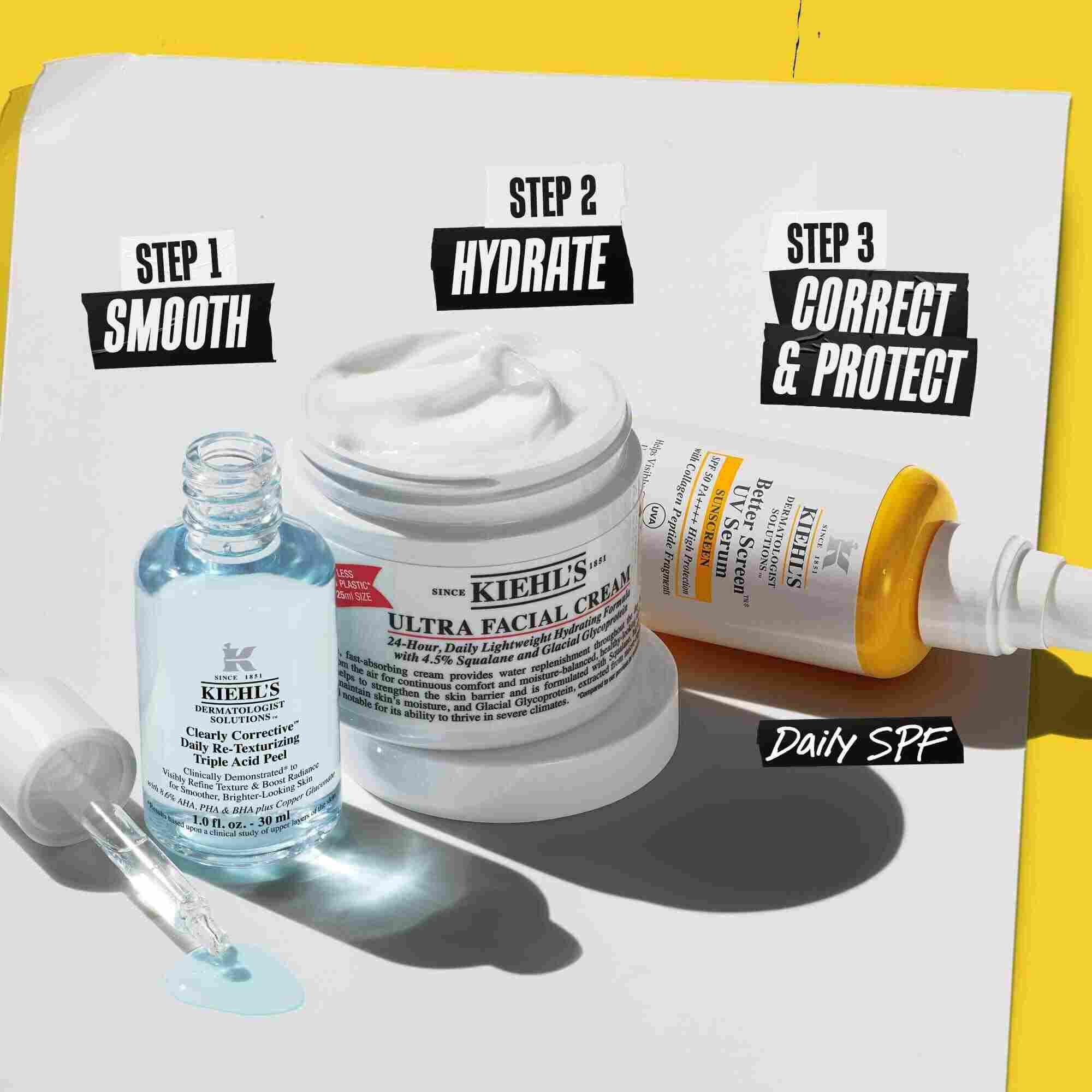 Routine in tre fasi di Better Screen UV Serum