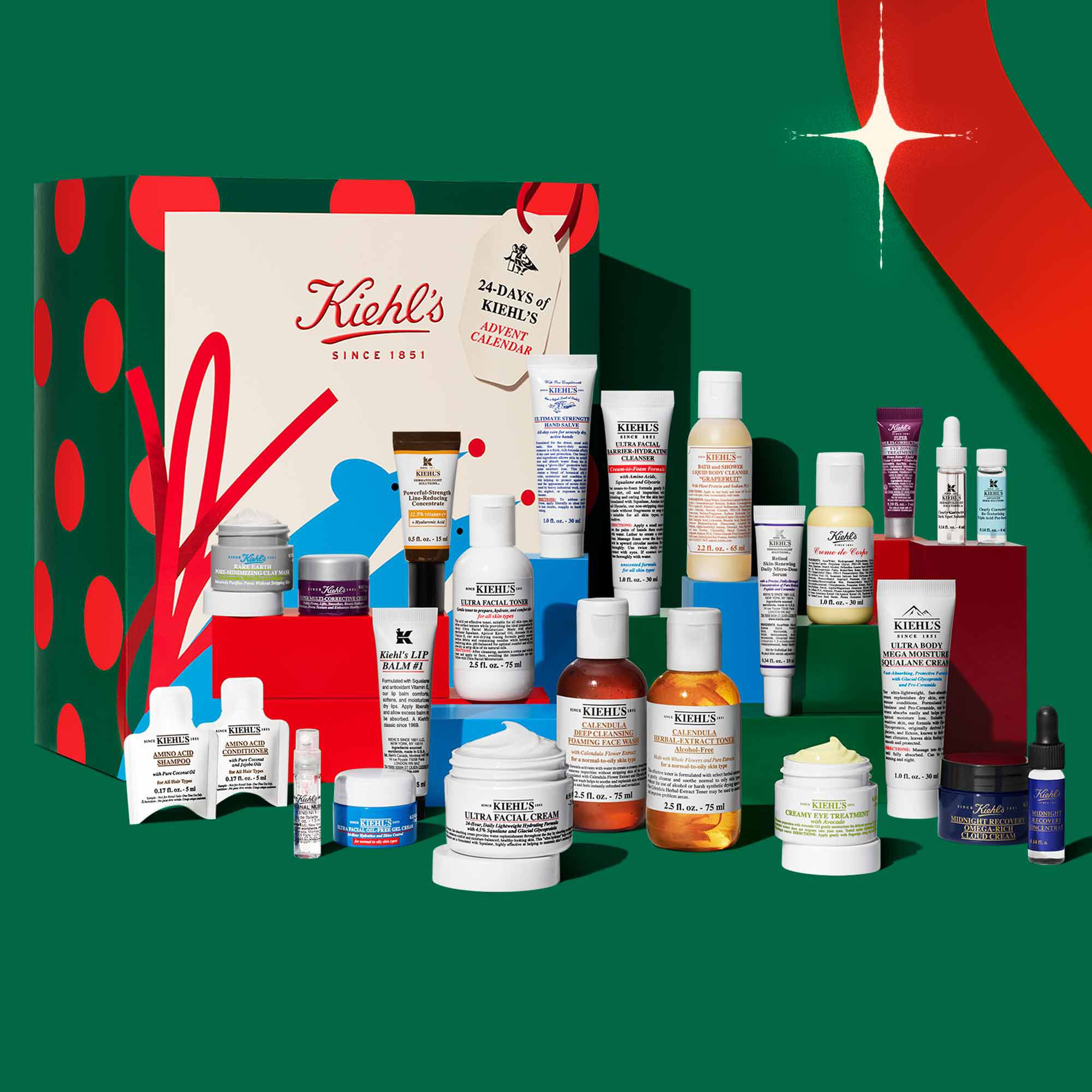 Il calendario dell'Avvento Kiehl’s - 24 giorni