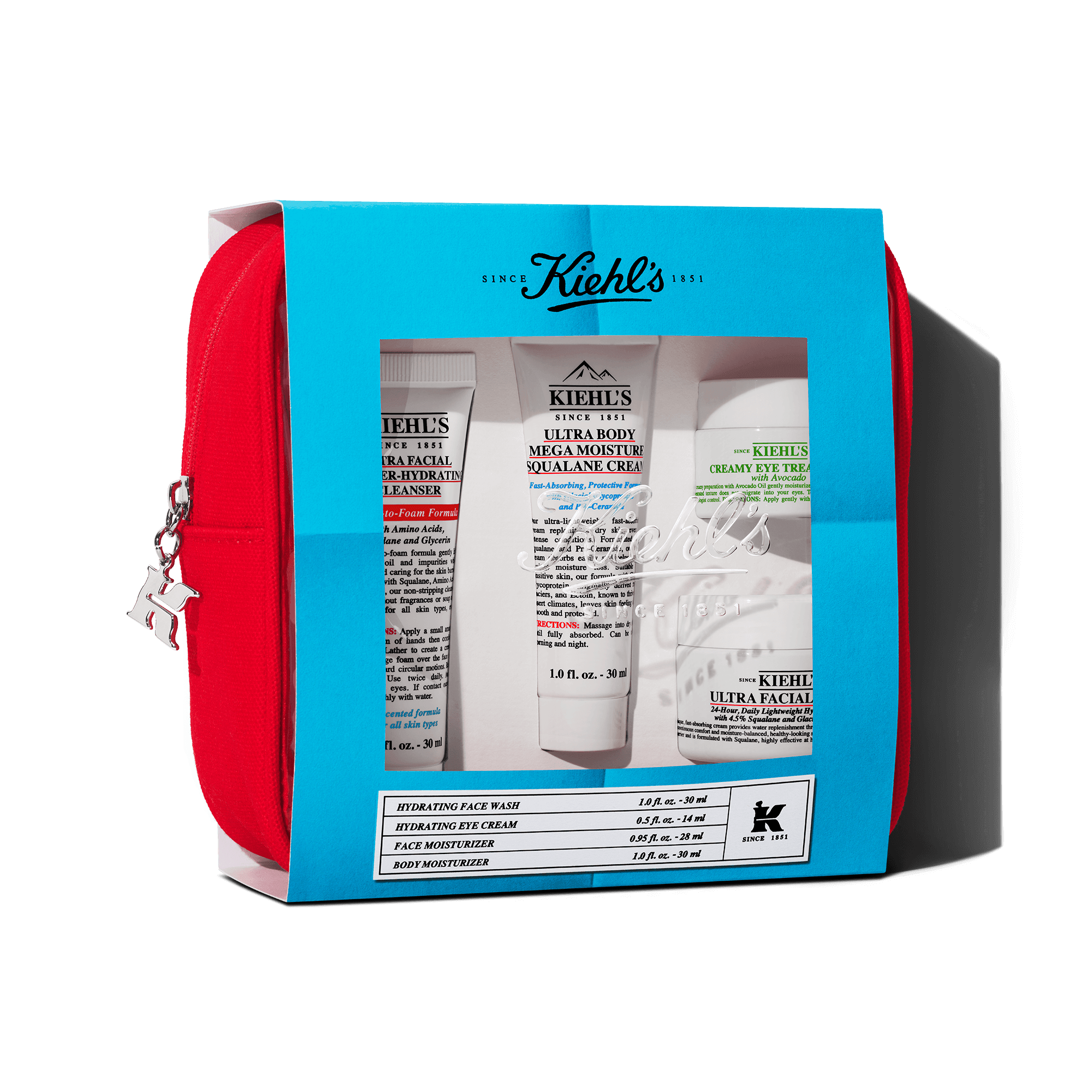 Kiehl'S Set regalo Master Moisturizing Mini Una Raccolta Dei Nostri Mini Must-Have Più Venduti Per L'idratazione Dalla Testa Ai Piedi.