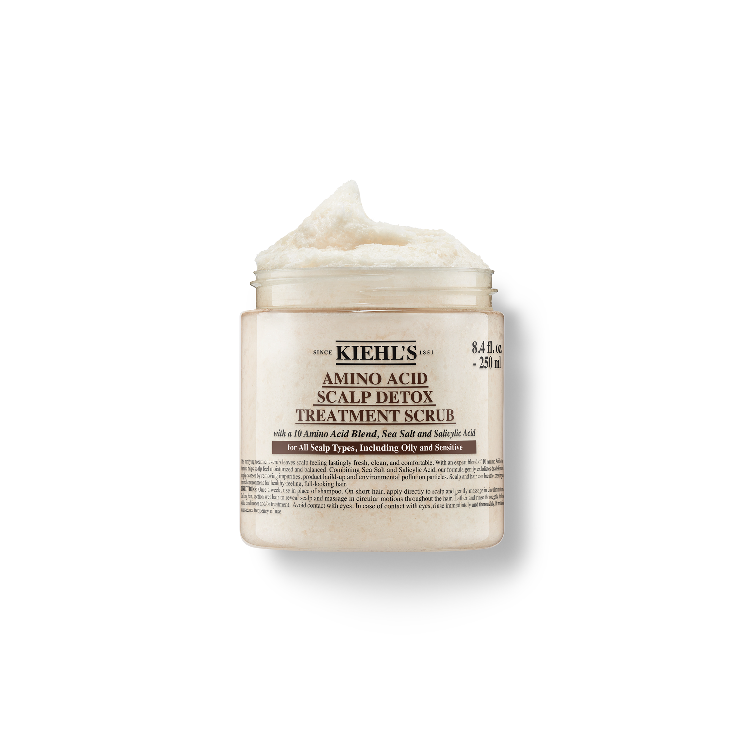 Amino Acid Scalp Detox Treatment Scrub Scrub Capelli Delicato Ad Azione Purificante, Ideale Per La Cute Grassa