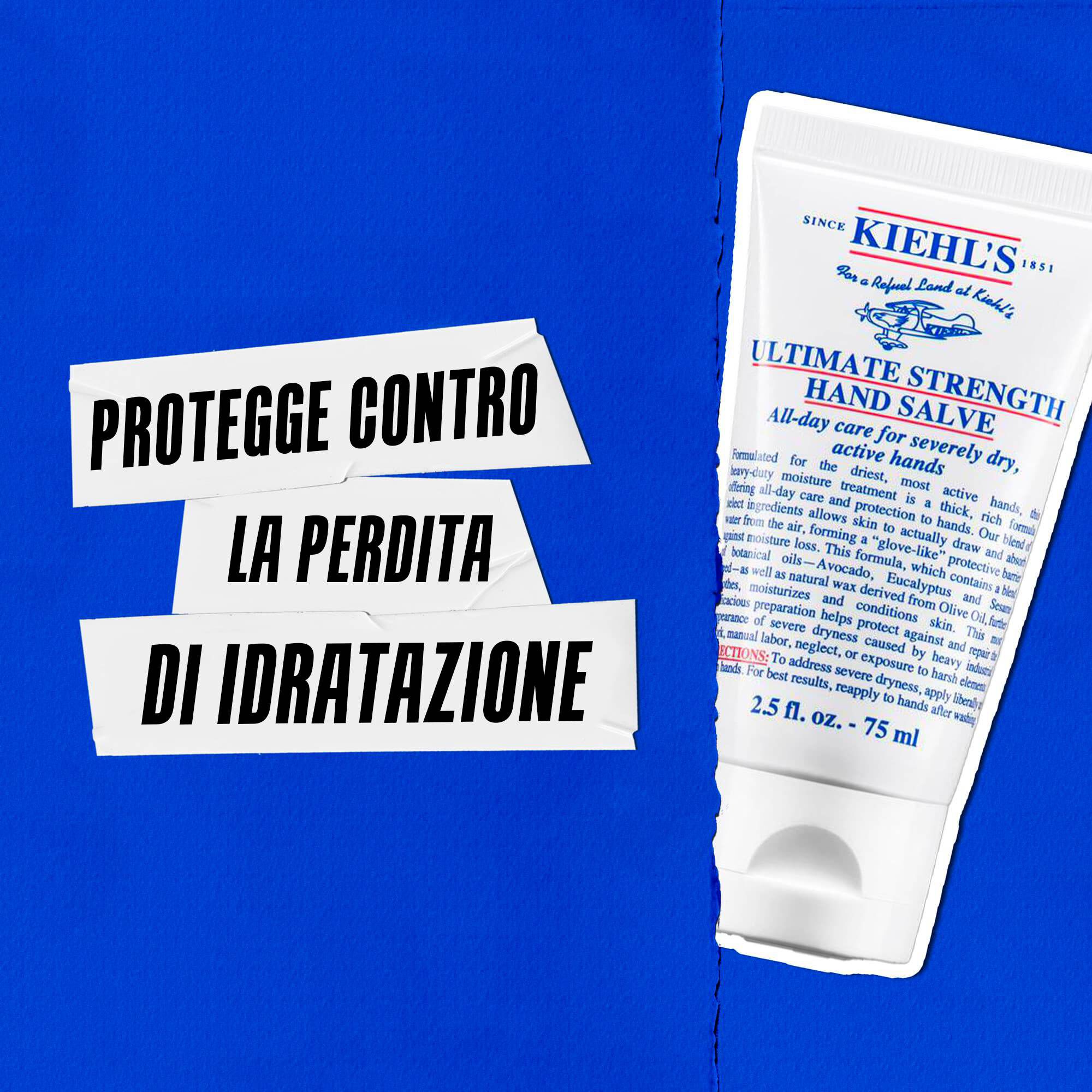 Kiehl's Ultimate Strength Hand Salve protegge dalla perdita di idratazione