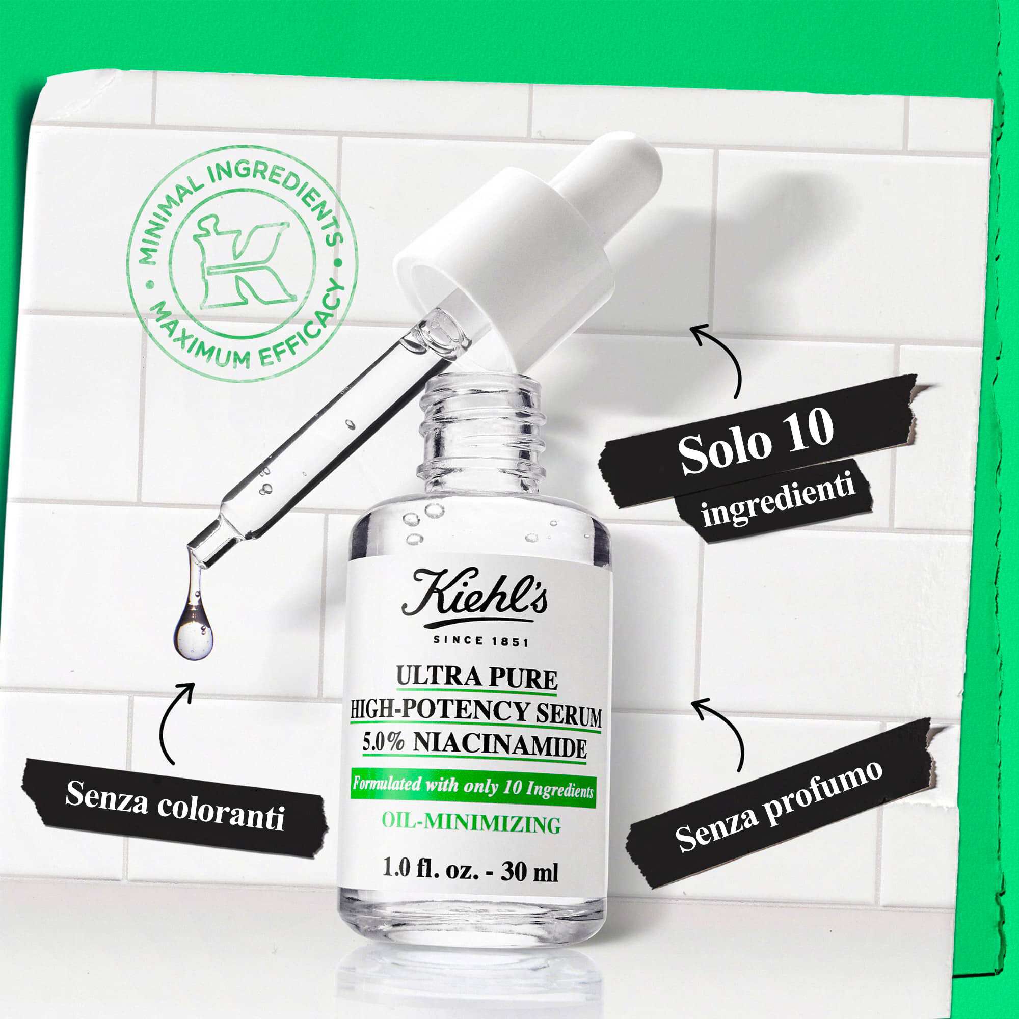 Ultra Pure High-Potency Serum – Meno di 10 ingredienti, senza profumo, senza coloranti