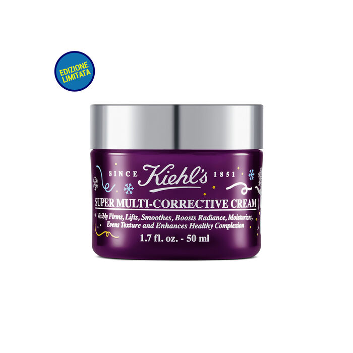 Super Multi-Corrective Cream Edizione Limitata Holiday Una Crema Anti-Invecchiamento Multi-Beneficio Caratterizzata Da Un'Illustrazione Realizzata Da Icinori.