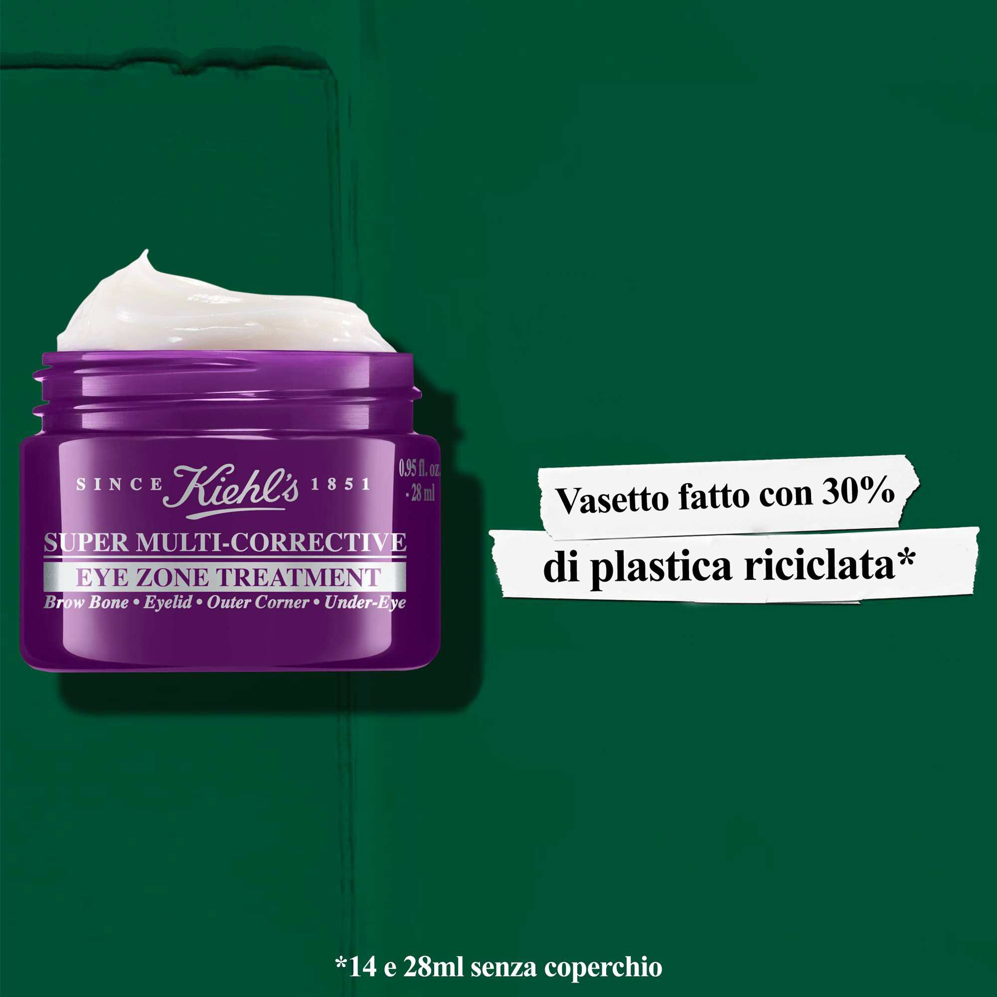 Formulato con Proxylane sviluppato con chimica verde: i vasetti sono realizzati con il 30% di plastica riciclata